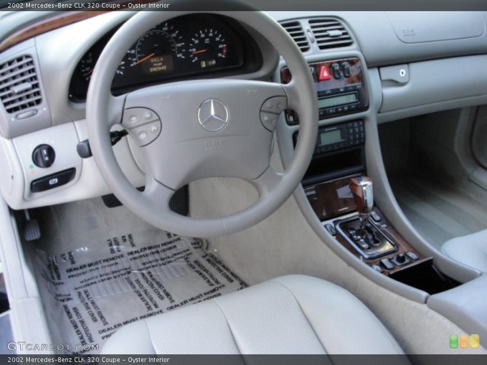 Oyster Interior Photo for the 2002 Mercedes-Benz CLK 320 Coupe #55614475