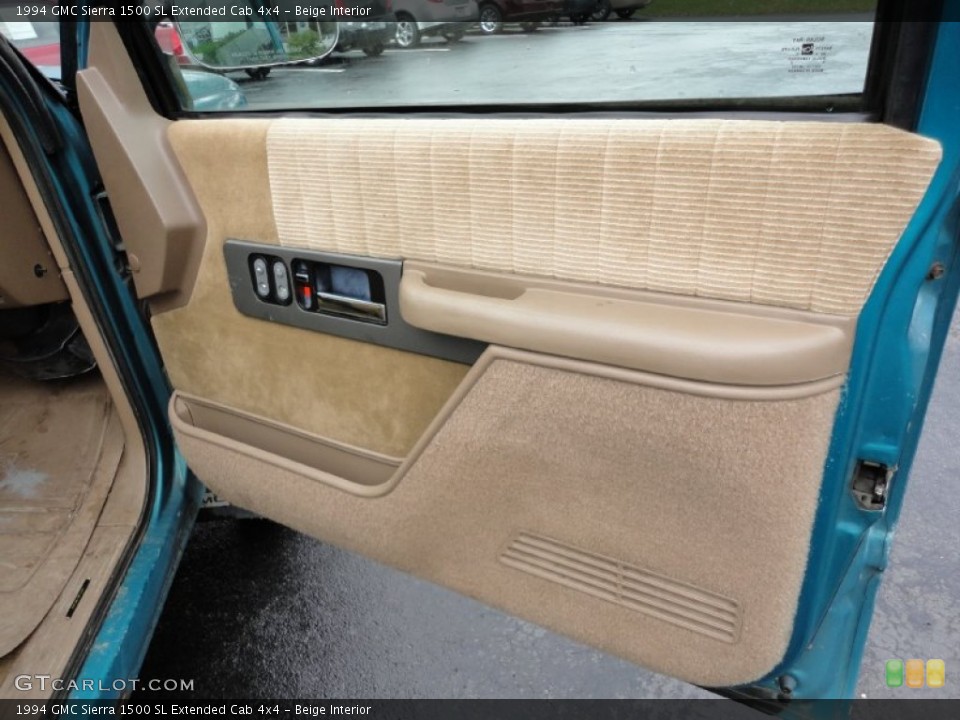 Beige Interior Door Panel for the 1994 GMC Sierra 1500 SL Extended Cab 4x4 #55615366