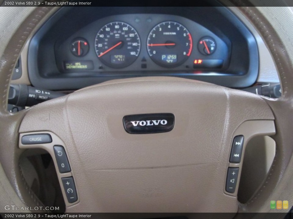Taupe/LightTaupe Interior Steering Wheel for the 2002 Volvo S80 2.9 #55615828