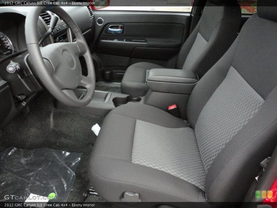 Ebony Interior Photo for the 2012 GMC Canyon SLE Crew Cab 4x4 #55616239