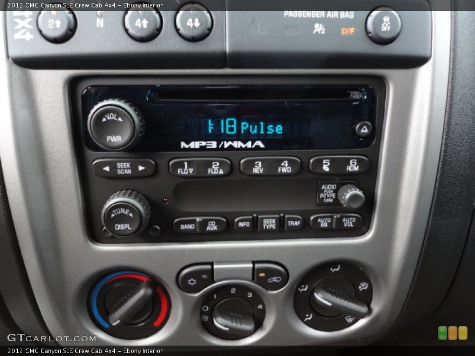 Ebony Interior Audio System for the 2012 GMC Canyon SLE Crew Cab 4x4 #55616275