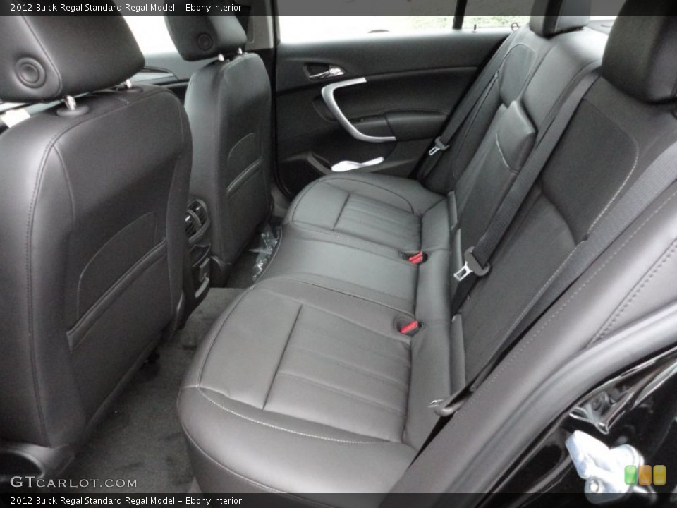Ebony Interior Photo for the 2012 Buick Regal  #55616923