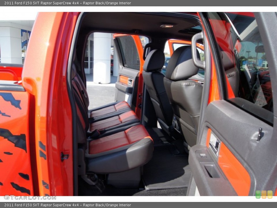 Raptor Black/Orange Interior Photo for the 2011 Ford F150 SVT Raptor SuperCrew 4x4 #55617631