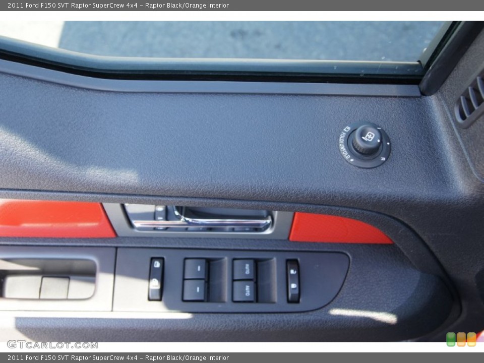 Raptor Black/Orange Interior Door Panel for the 2011 Ford F150 SVT Raptor SuperCrew 4x4 #55617679