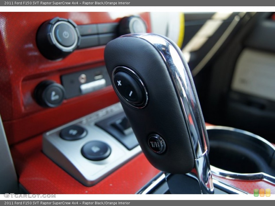 Raptor Black/Orange Interior Transmission for the 2011 Ford F150 SVT Raptor SuperCrew 4x4 #55617721