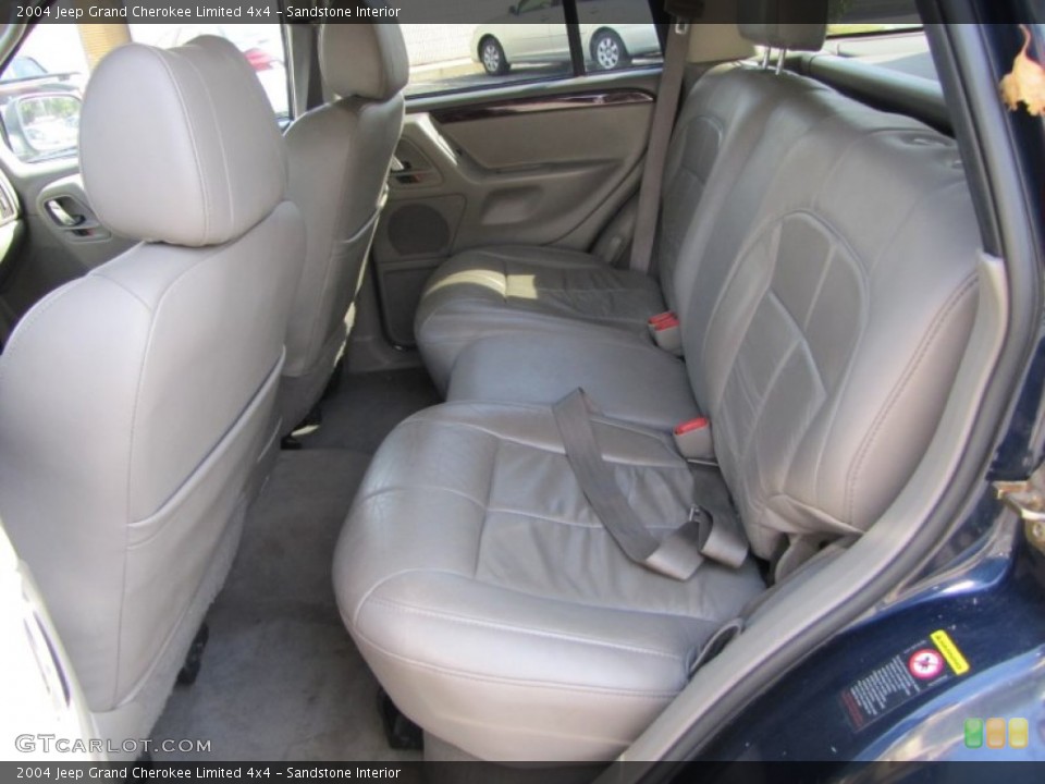 Sandstone Interior Photo for the 2004 Jeep Grand Cherokee Limited 4x4 #55618857