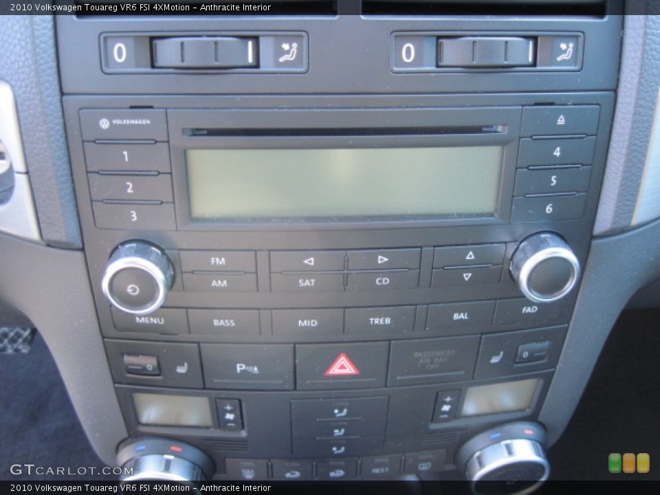 Anthracite Interior Controls for the 2010 Volkswagen Touareg VR6 FSI 4XMotion #55618878