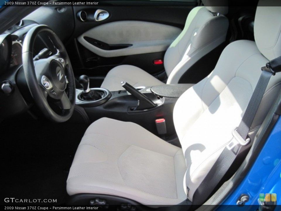 Persimmon Leather 2009 Nissan 370Z Interiors