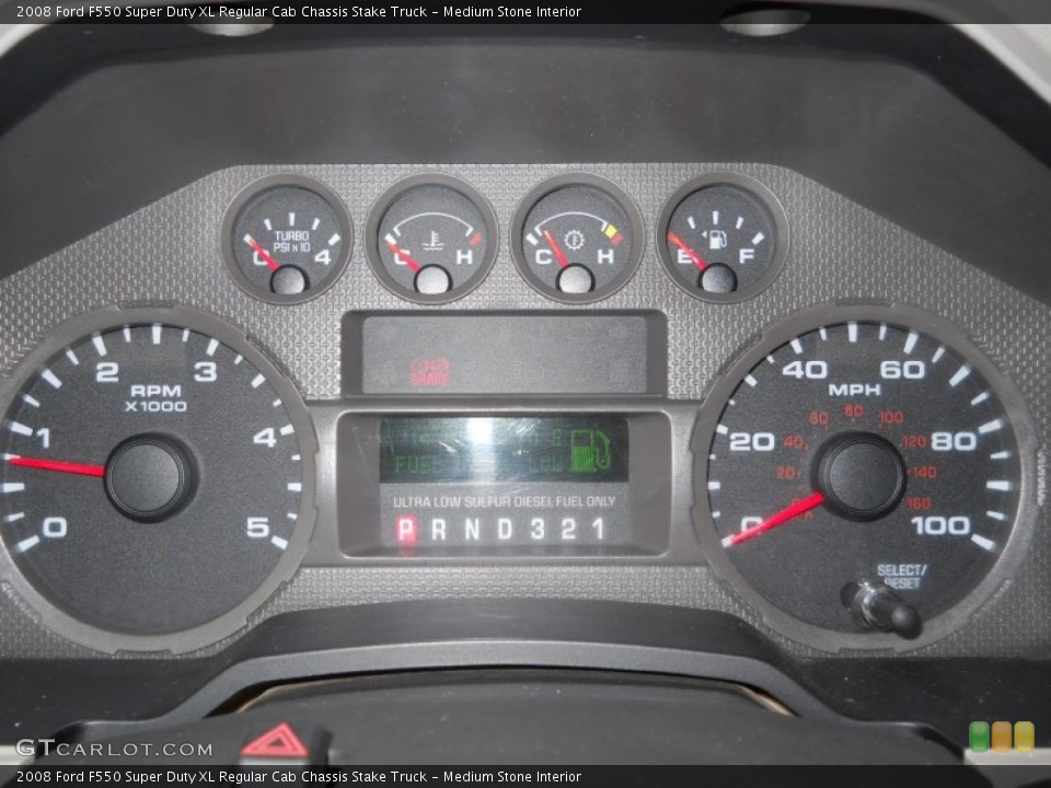 Medium Stone Interior Gauges for the 2008 Ford F550 Super Duty XL Regular Cab Chassis Stake Truck #55619469