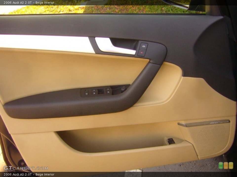 Beige Interior Door Panel for the 2006 Audi A3 2.0T #55619859