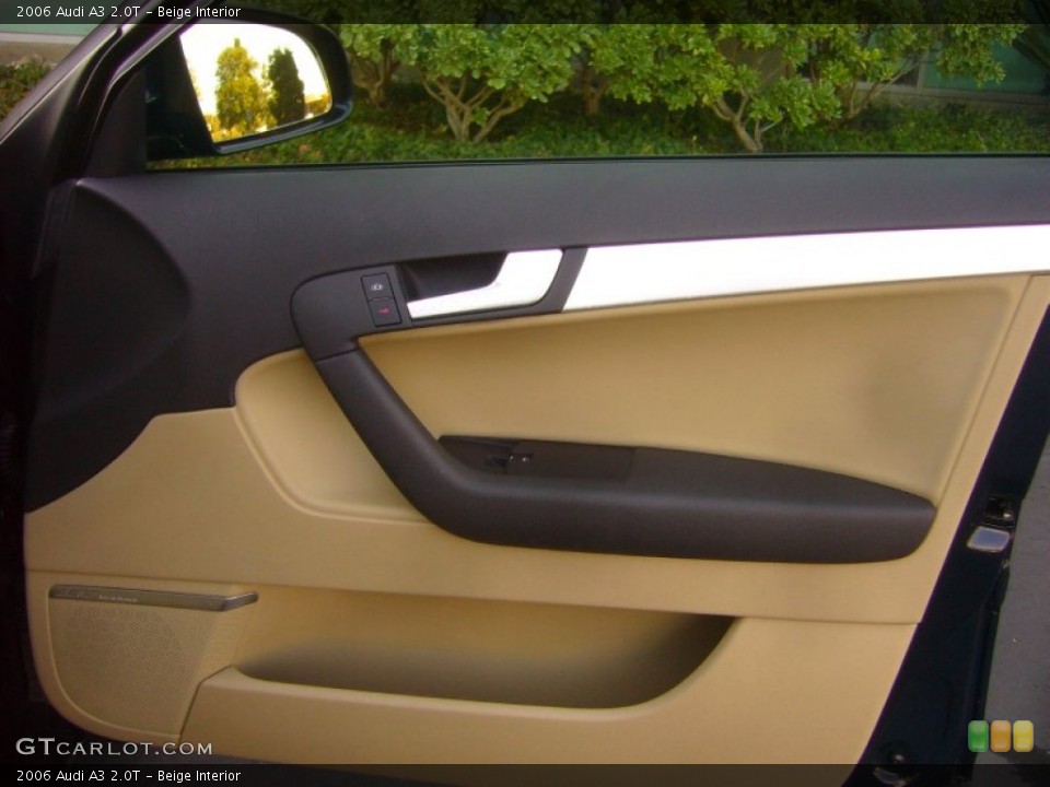 Beige Interior Door Panel for the 2006 Audi A3 2.0T #55619887