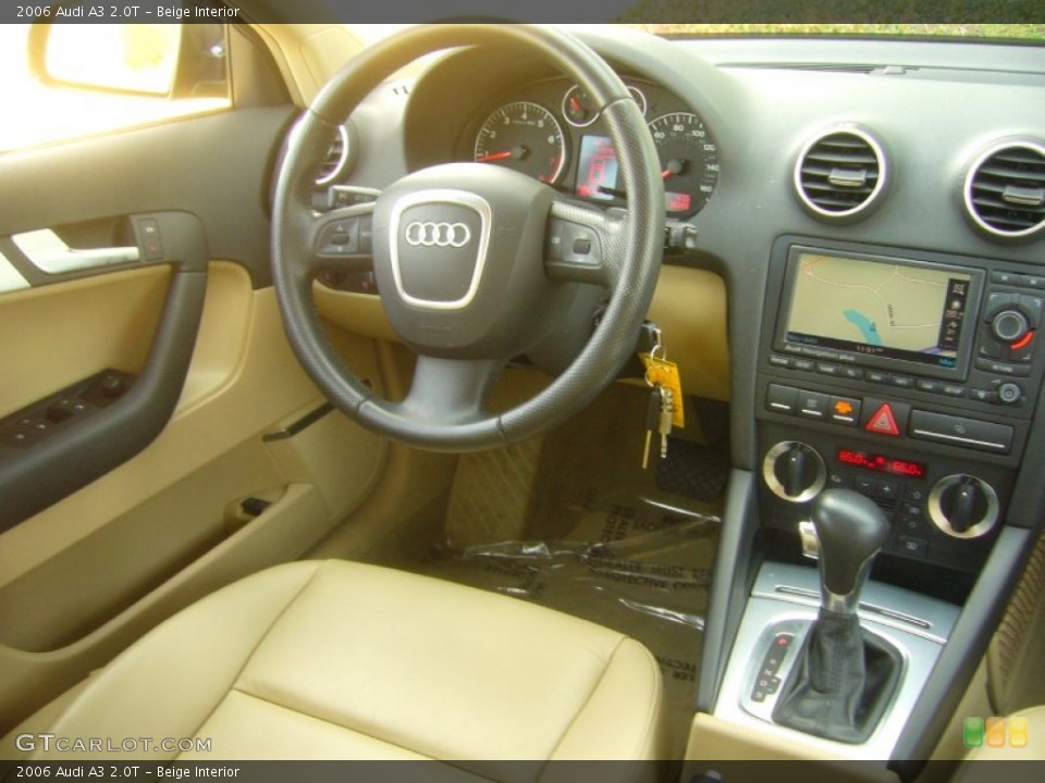 Beige Interior Dashboard for the 2006 Audi A3 2.0T #55619895