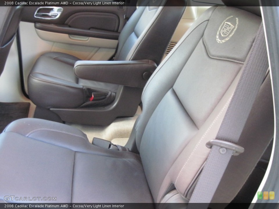 Cocoa/Very Light Linen Interior Photo for the 2008 Cadillac Escalade Platinum AWD #55620090