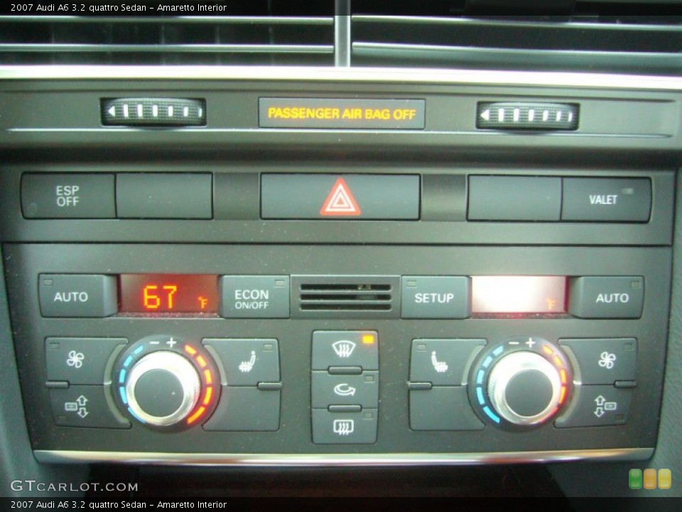 Amaretto Interior Controls for the 2007 Audi A6 3.2 quattro Sedan #55620132