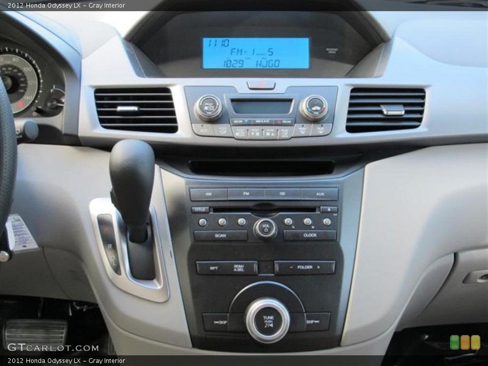 Gray Interior Controls for the 2012 Honda Odyssey LX #55620351