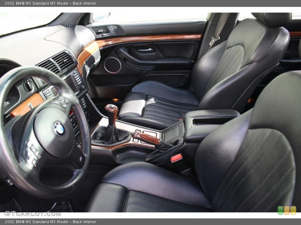 Black Interior Photo for the 2002 BMW M5  #55620846