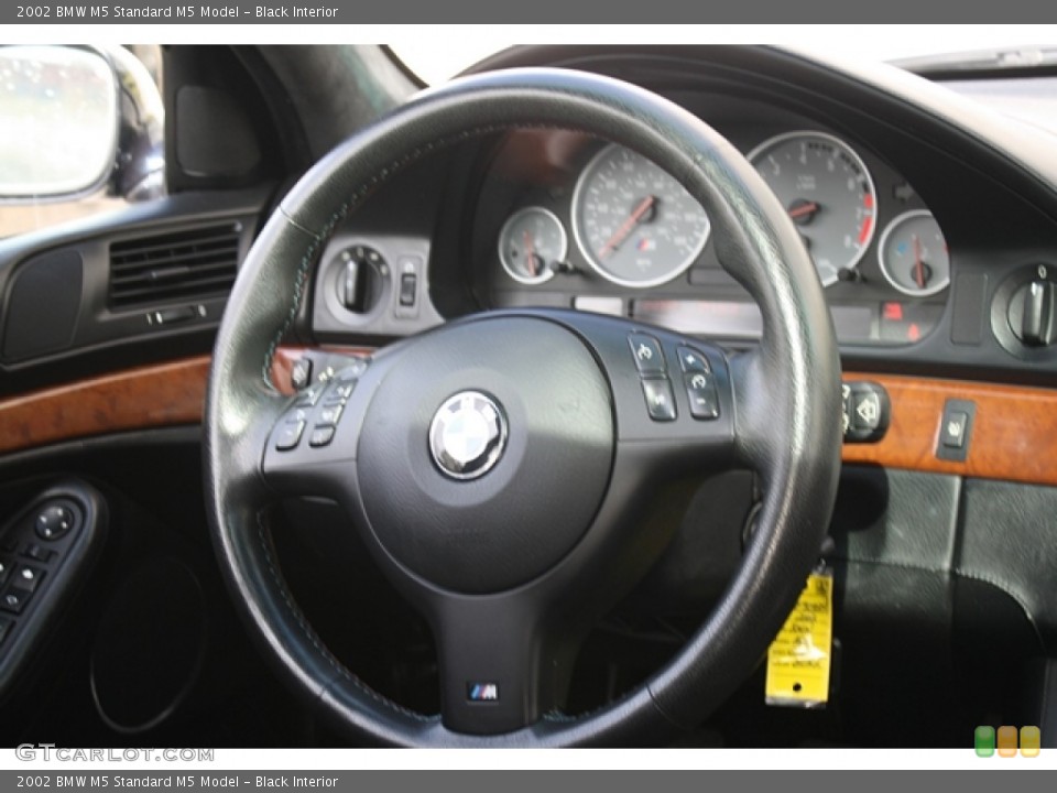 Black Interior Steering Wheel for the 2002 BMW M5  #55620900