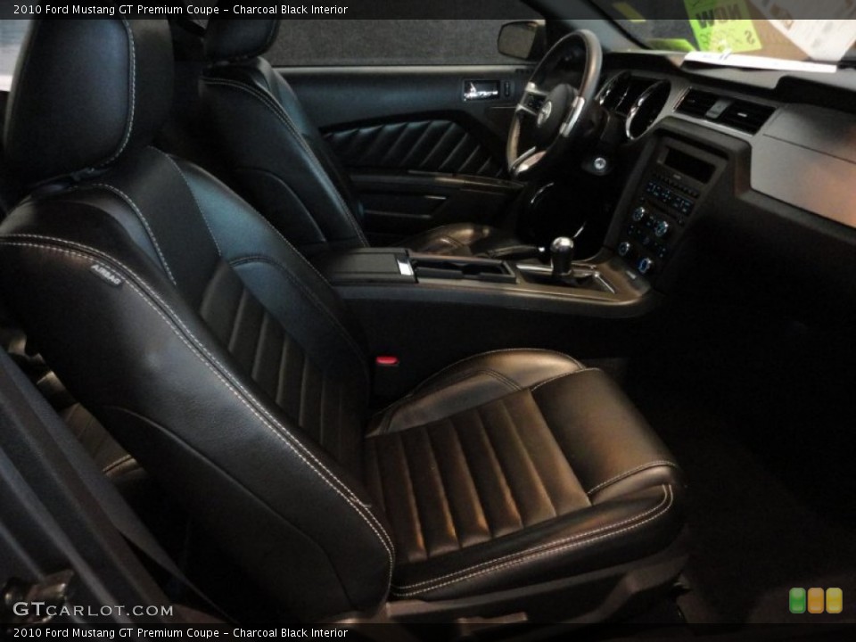 Charcoal Black Interior Photo for the 2010 Ford Mustang GT Premium Coupe #55622732