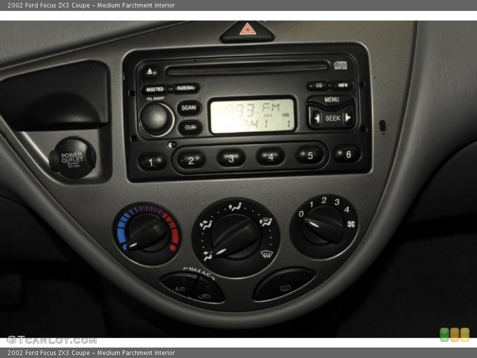 Medium Parchment Interior Controls for the 2002 Ford Focus ZX3 Coupe #55623788