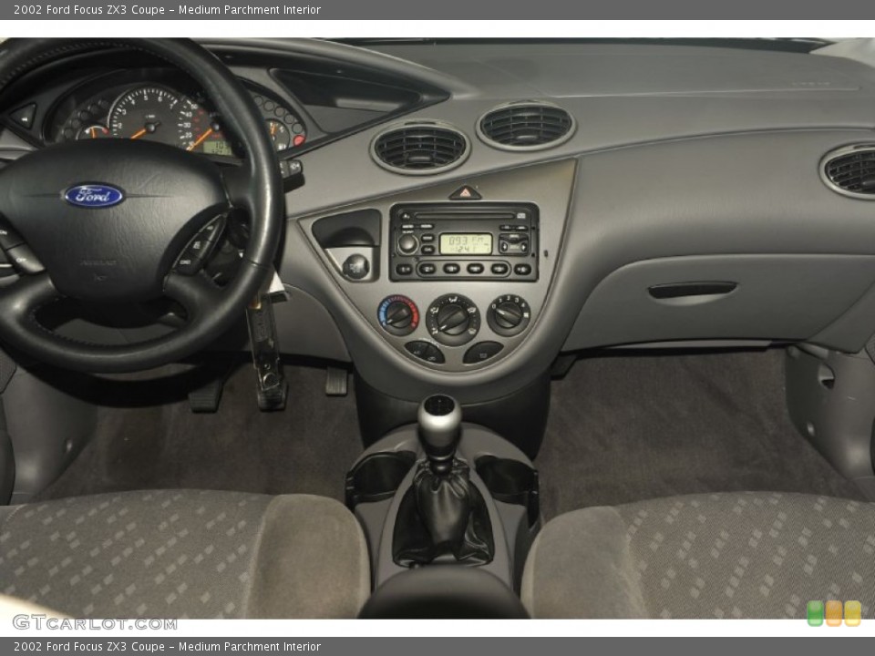 Medium Parchment Interior Dashboard for the 2002 Ford Focus ZX3 Coupe #55623838