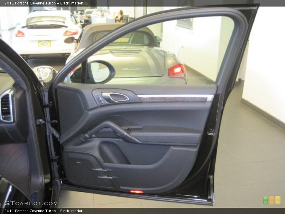 Black Interior Door Panel for the 2011 Porsche Cayenne Turbo #55624685