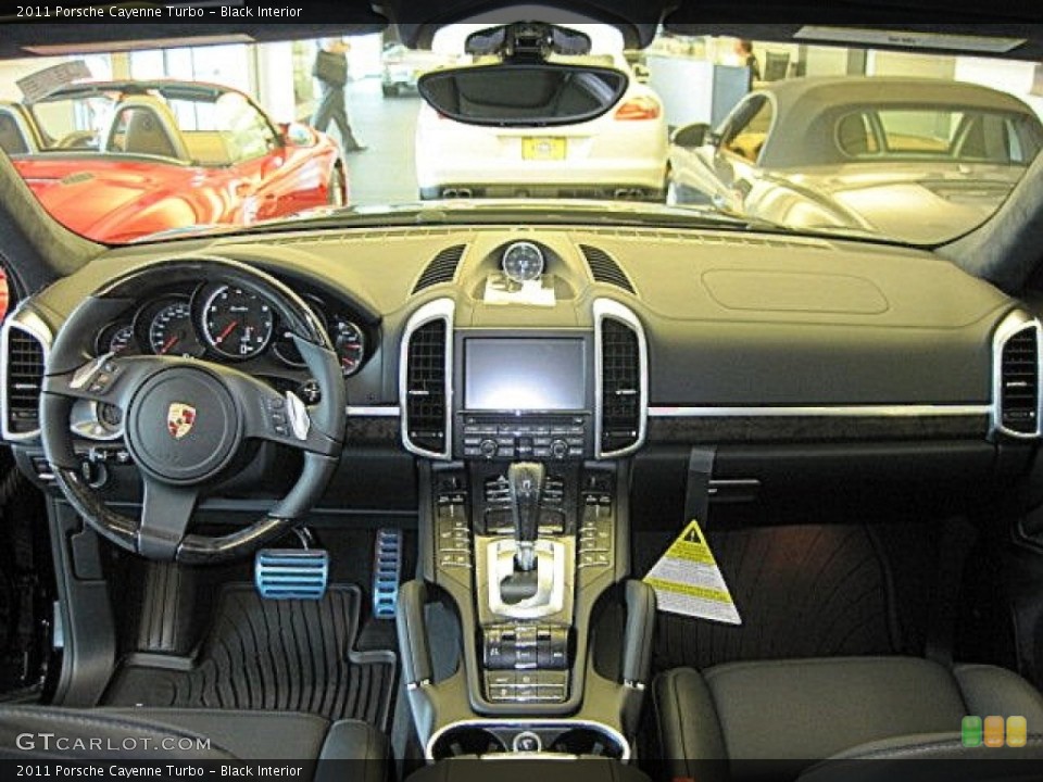 Black Interior Dashboard for the 2011 Porsche Cayenne Turbo #55624766