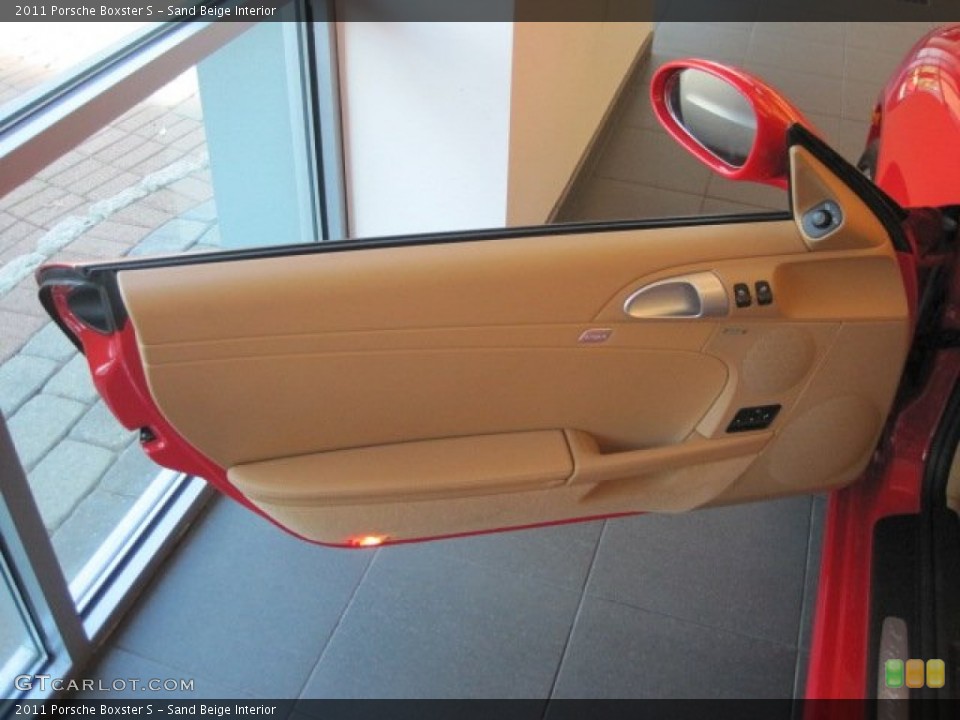 Sand Beige Interior Door Panel for the 2011 Porsche Boxster S #55624877