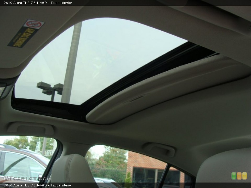 Taupe Interior Sunroof for the 2010 Acura TL 3.7 SH-AWD #55625079