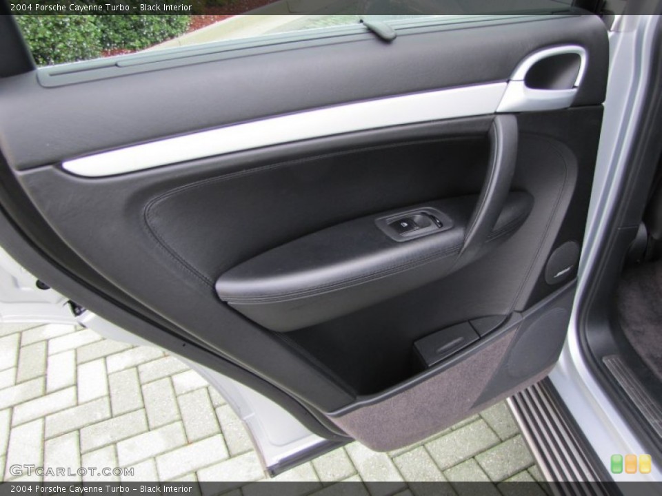 Black Interior Door Panel for the 2004 Porsche Cayenne Turbo #55625759
