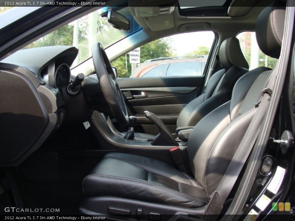 Ebony Interior Photo for the 2012 Acura TL 3.7 SH-AWD Technology #55625831