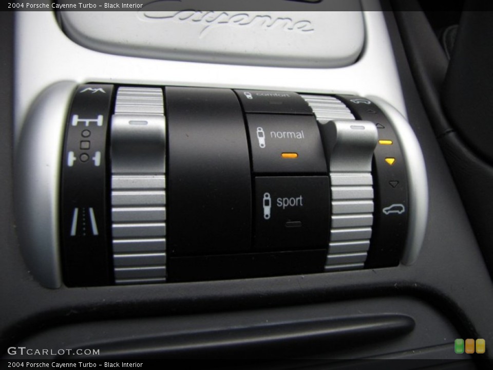 Black Interior Controls for the 2004 Porsche Cayenne Turbo #55625876