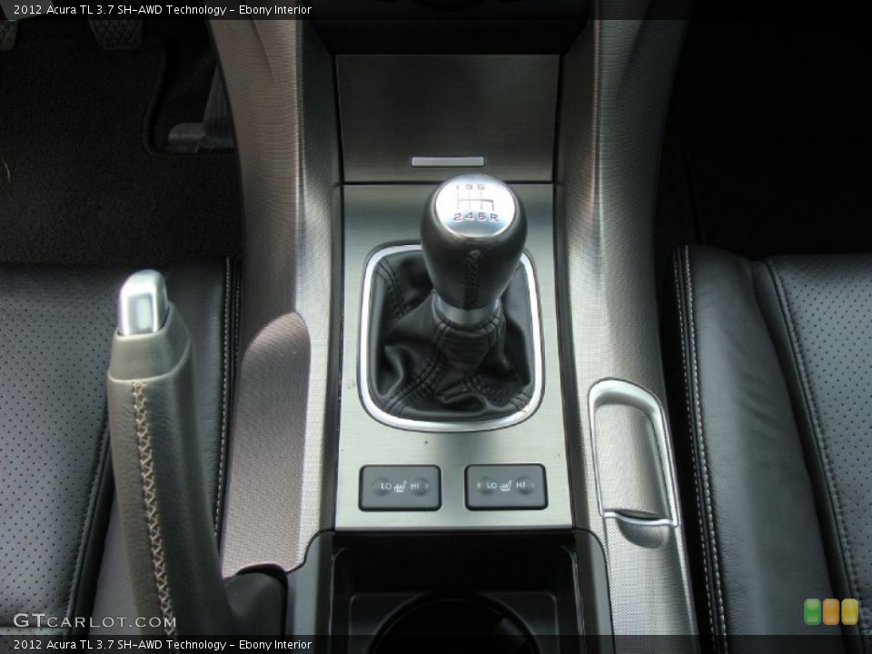 Ebony Interior Transmission for the 2012 Acura TL 3.7 SH-AWD Technology #55625905
