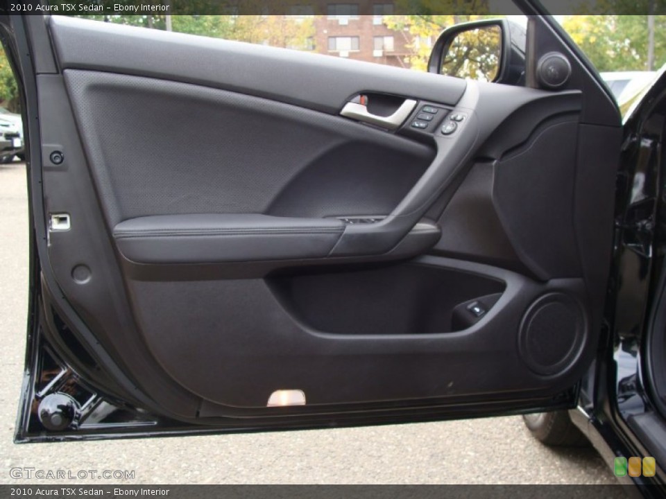 Ebony Interior Door Panel for the 2010 Acura TSX Sedan #55626374