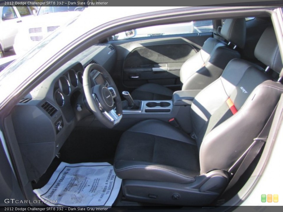 Dark Slate Gray Interior Photo for the 2012 Dodge Challenger SRT8 392 #55627163