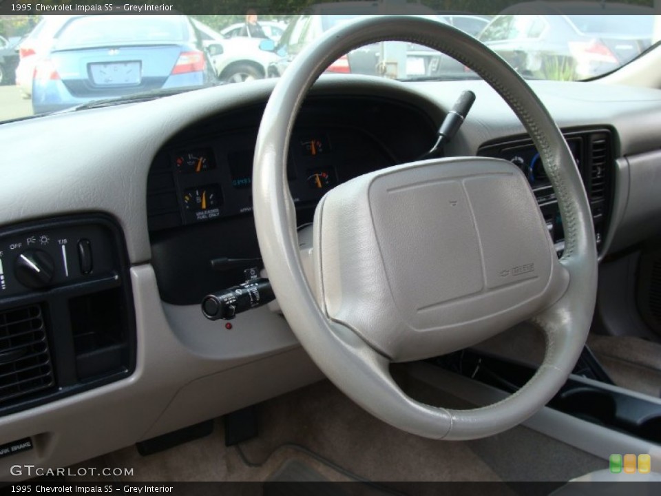 Grey Interior Steering Wheel for the 1995 Chevrolet Impala SS #55627478