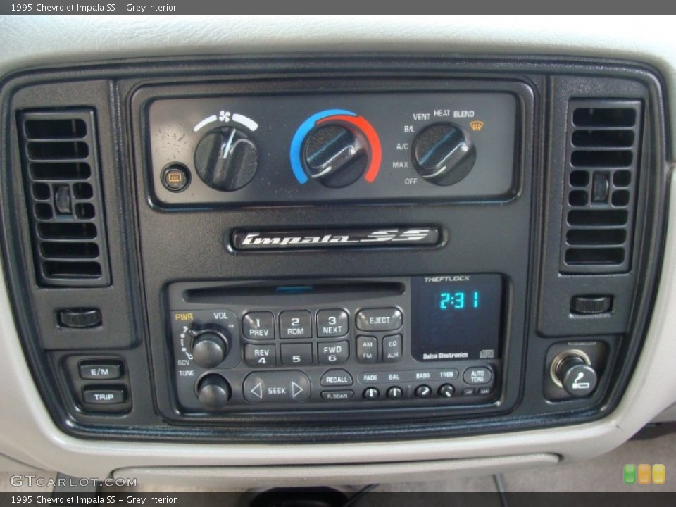 Grey Interior Controls for the 1995 Chevrolet Impala SS #55627488