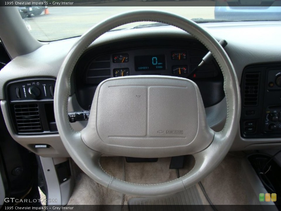 Grey Interior Steering Wheel for the 1995 Chevrolet Impala SS #55627505