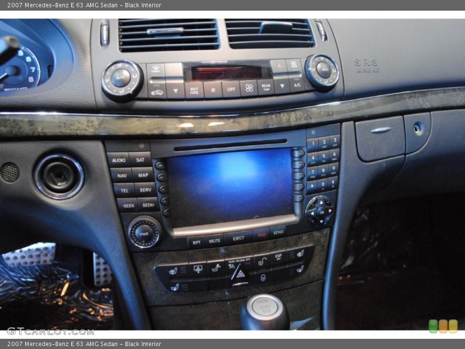 Black Interior Controls for the 2007 Mercedes-Benz E 63 AMG Sedan #55629350