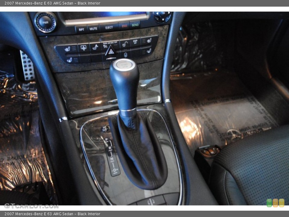 Black Interior Transmission for the 2007 Mercedes-Benz E 63 AMG Sedan #55629368