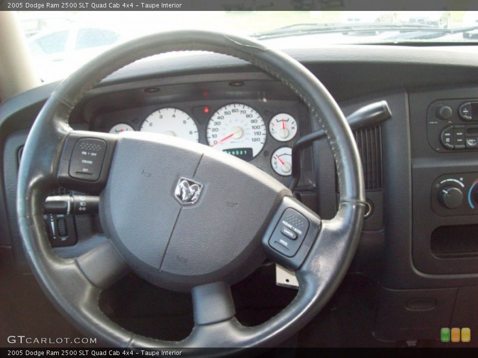 Taupe Interior Steering Wheel for the 2005 Dodge Ram 2500 SLT Quad Cab 4x4 #55630568