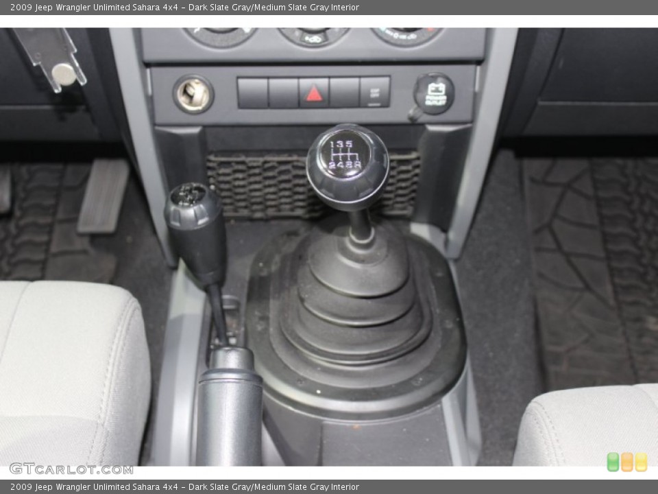 Dark Slate Gray/Medium Slate Gray Interior Transmission for the 2009 Jeep Wrangler Unlimited Sahara 4x4 #55630979