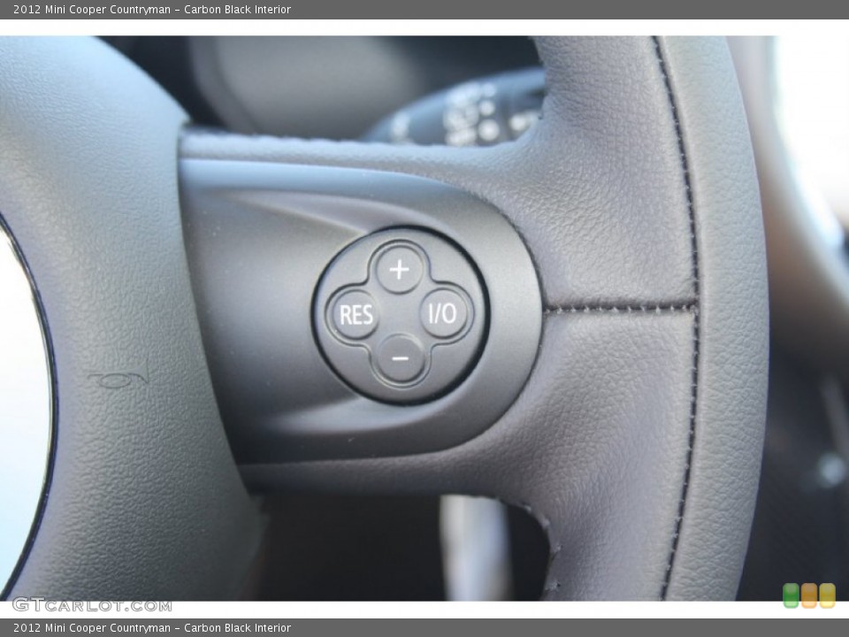 Carbon Black Interior Controls for the 2012 Mini Cooper Countryman #55632278