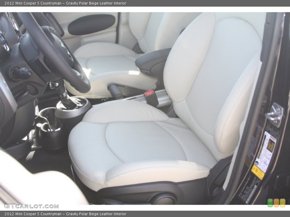 Gravity Polar Beige Leather Interior Photo for the 2012 Mini Cooper S Countryman #55632440