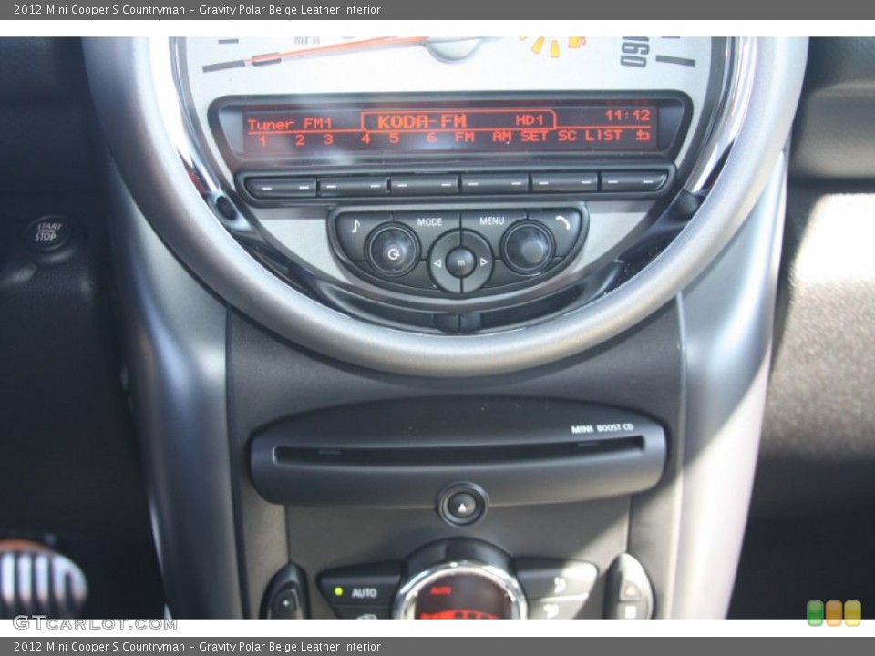 Gravity Polar Beige Leather Interior Audio System for the 2012 Mini Cooper S Countryman #55632476