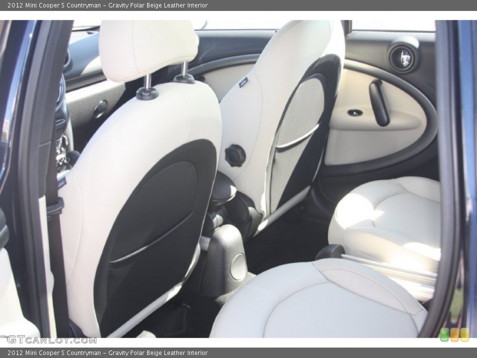 Gravity Polar Beige Leather Interior Photo for the 2012 Mini Cooper S Countryman #55632569