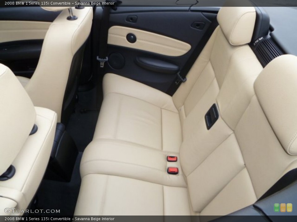 Savanna Beige Interior Photo for the 2008 BMW 1 Series 135i Convertible #55633754