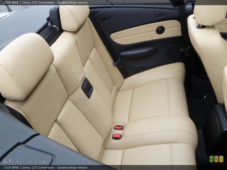 Savanna Beige Interior Photo for the 2008 BMW 1 Series 135i Convertible #55633778