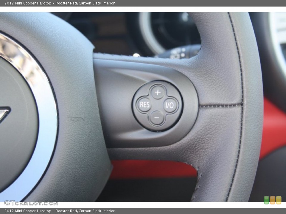 Rooster Red/Carbon Black Interior Controls for the 2012 Mini Cooper Hardtop #55634453