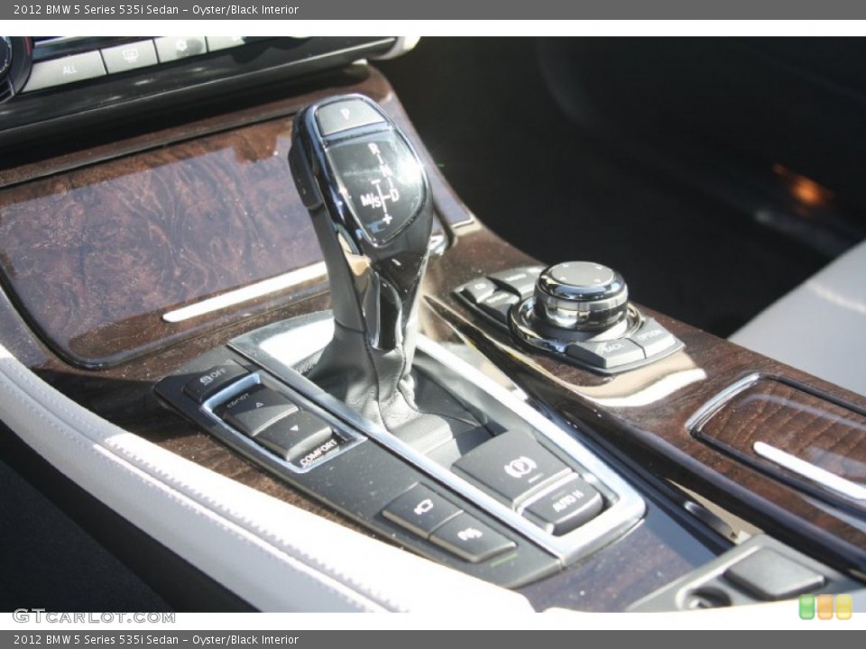 Oyster/Black Interior Transmission for the 2012 BMW 5 Series 535i Sedan #55634648