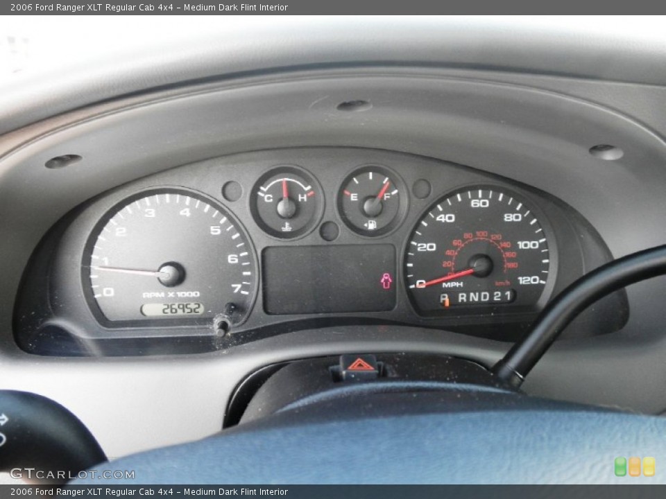 Medium Dark Flint Interior Gauges for the 2006 Ford Ranger XLT Regular Cab 4x4 #55635623